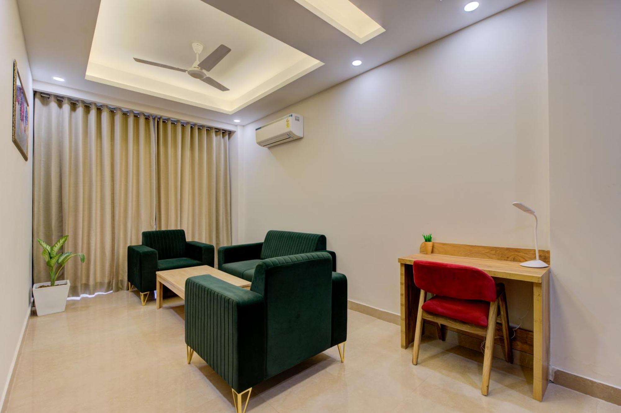 1 Bhk Serviced Apartments Near Millennium City Centre Gurugram With Private Washing Machine Гургаон Экстерьер фото